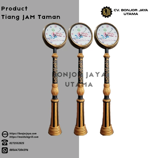  Tiang Penujuk Arah/Tiang JAM Taman 