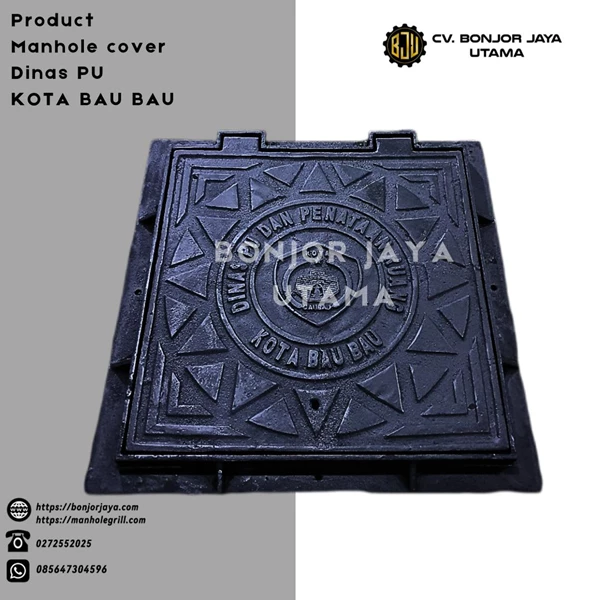 Manhole Cover Dinas PU Kota BAU BAU